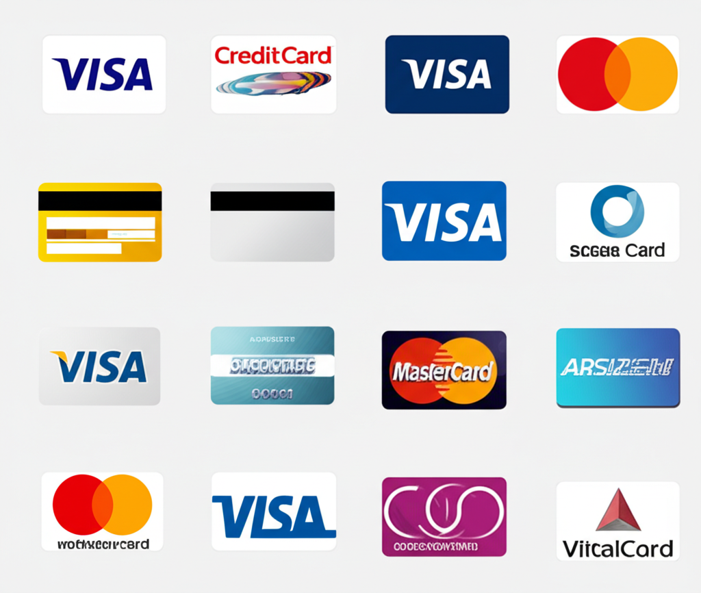 Logos de Cartões de Crédito